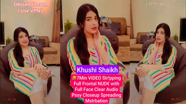Khushi Shaikh Trending Instant Model New – Latest 7Min Premium Live desi-52